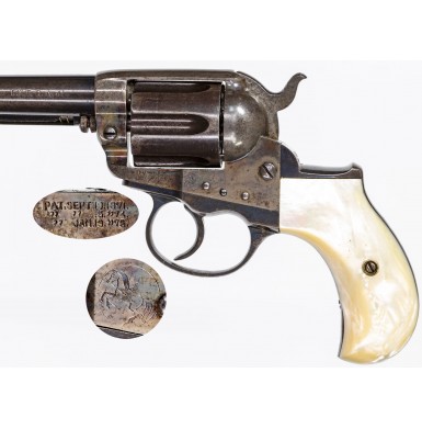 Fine  Blued and Casehardened Colt Model 1877 Thunderer with Mother of Pearl Grips
