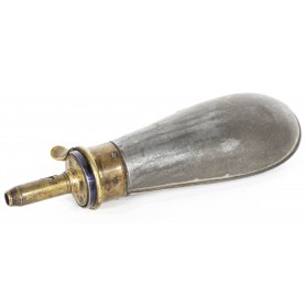 Pewter Pistol Flask by Dixon & Sons