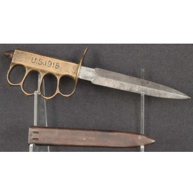 French Made AU LION US M-1918 Mk 1 Trench Knife