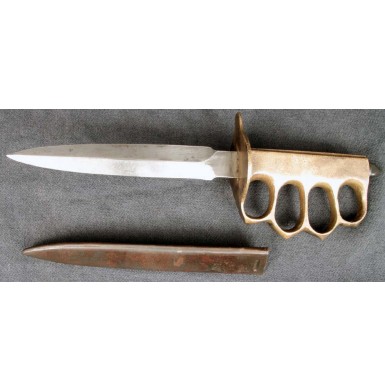 AU LION Marked US M-1918 Mk1 Trench Knife - VERY FINE