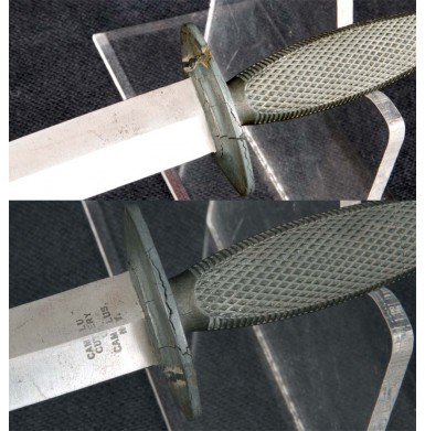 Marine Corps Raider Stiletto with Fantastic Etched Panel