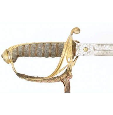 Gorgeous Isaac, Campbell & Company Marked P-1845 Officer's Sword