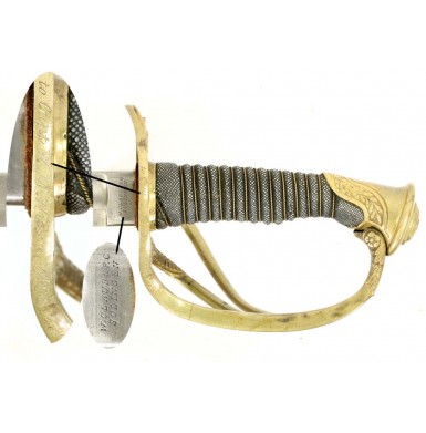Double Identified Clauberg Cavalry Officers' Saber