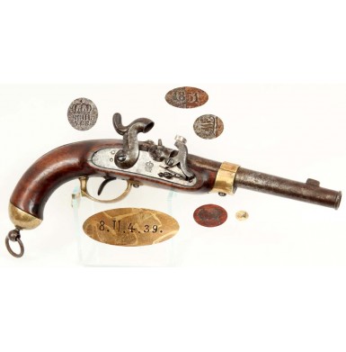 Prussian M-1850 Cavalry Pistol - 8th Uhlan Marked