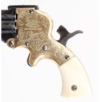 L.D. Nimschke Engraved Marston 3-Barreled Derringer