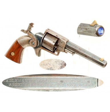 Allen & Wheelock Sidehammer .32RF Revolver