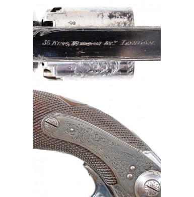 Cased & Engraved Kerr Revolver - Outstanding!
