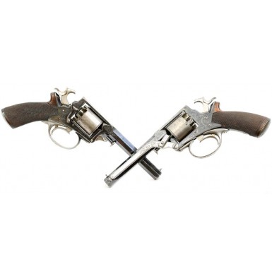 Consecutively Numbered Pair of 4th Model Tranter Revolvers
