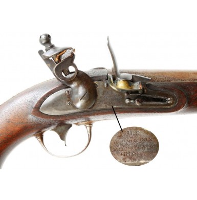 Extremely Rare N. CAROLINA marked US M-1836 Pistol