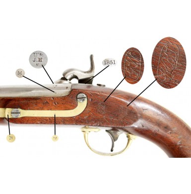 Fine US M-1842 Pistol by Aston