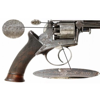 Cased Adams Pocket Revolver - Louisville Retailer Marked