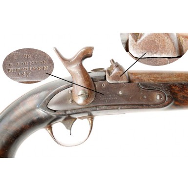 Confederate Altered M-1836 Pistol by Adams of Richmond