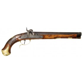 French Retailer Marked Holster Pistol by Kutchenreuter 