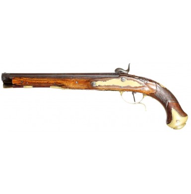 French Retailer Marked Holster Pistol by Kutchenreuter 