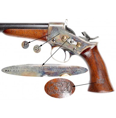 Remington M1871 Army Rolling Block Pistol