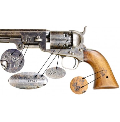 British Military Colt M1851 Navy Revolver - Rare