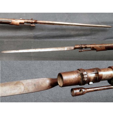 Belgian Made .58 Rifle Musket & Bayonet - Scarce