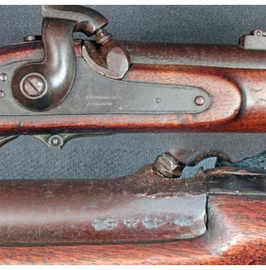 Confederate Imported JS/Anchor P-1853 With A B Suffix Numbered Buttplate