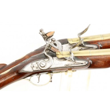 Extremely Rare Matched Pair of Flintlock Coaching Carbines