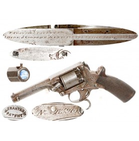 Hyde & Goodrich Retailer Marked 3rd Model Tranter Pocket Revolver