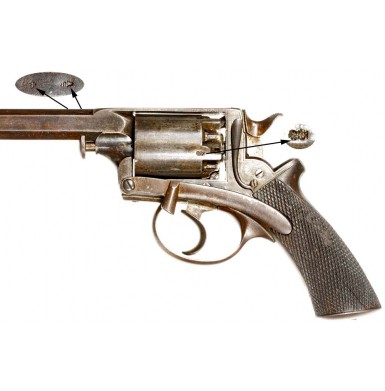Rare Beaumont Adams M1854 .50 Caliber Dragoon Revolver