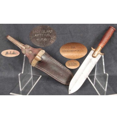 US M-1880 Hunting Knife & Scabbard